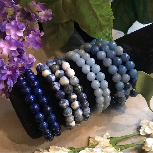 Blue Aventurine crystal/gemstone bracelet - Picture 3 of 5